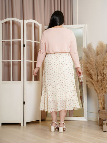 ADELAIDE Two in One Cardigan Set Floral Dress