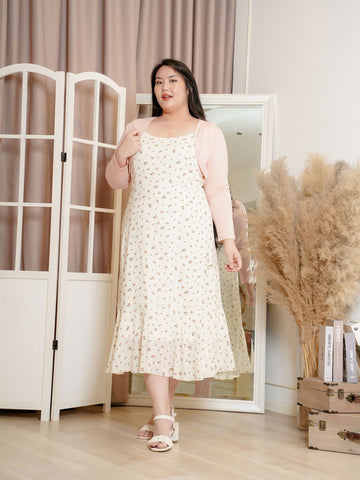 ADELAIDE Two in One Cardigan Set Floral Dress