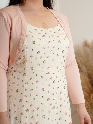 ADELAIDE Two in One Cardigan Set Floral Dress