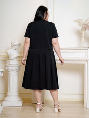 AVERIA Pleated Skirt Work Wear Set