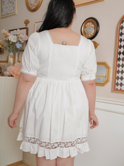 CELESTE Full Cotton Bohemian White Dress