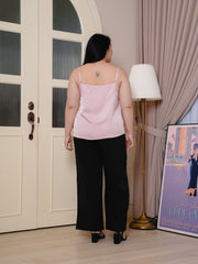 PEARLY Satin Sleeveless Inner Top