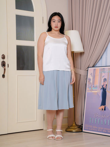PEARLY Satin Sleeveless Inner Top