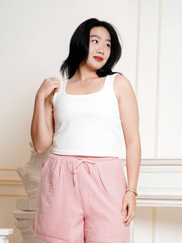 VIORELA Square Neckline Inner Tank Top