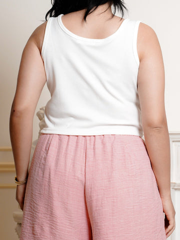 VIORELA Square Neckline Inner Tank Top