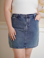 WENDY Short Sleeve Denim Skort Co-Ord Set Wear