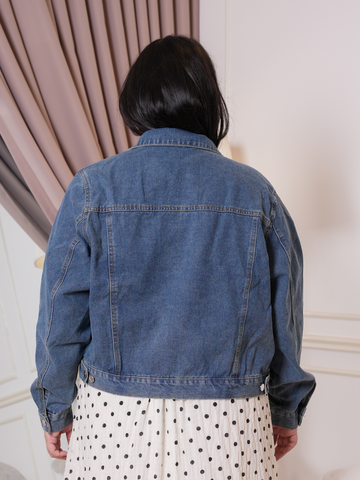 WILLY Blue Denim Oversized Jacket