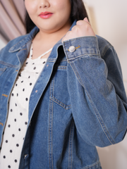 WILLY Blue Denim Oversized Jacket