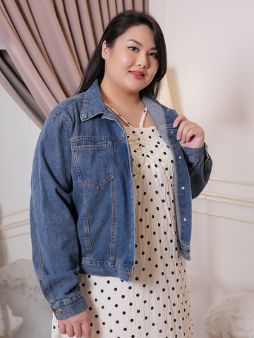 WILLY Blue Denim Oversized Jacket