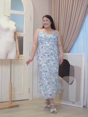 SAILOR Summer Beach Maxi Sleeveless Dress
