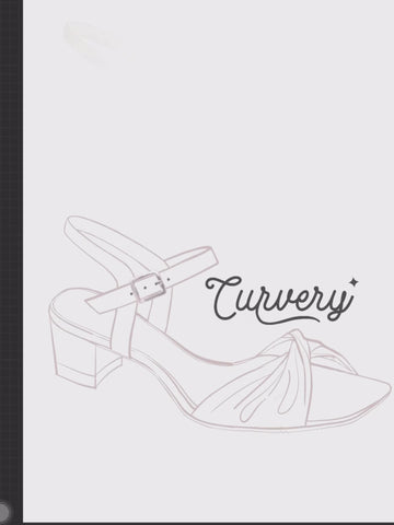 ARIEL Twisted Malaysia Handmade 1.5inches Block Heels Size 39-45