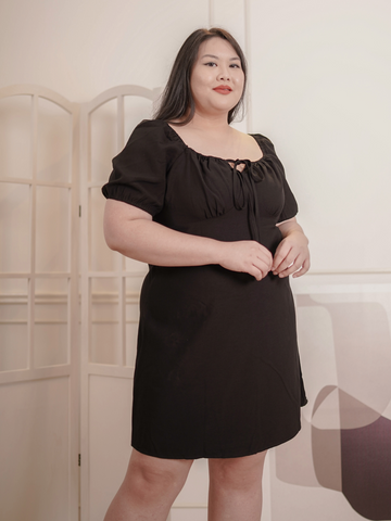 ANASTASIA Self Tie Ribbon A Line Midi Dress