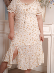 ARIYA Floral Prints Maxi Dress With Side Slit