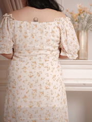 ARIYA Floral Prints Maxi Dress With Side Slit